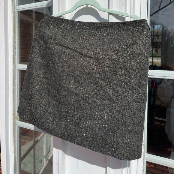 J Crew Glitter Flecked Wool Skirt NWT - Picture 1 of 6